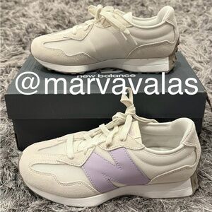 New Balance 327 Bright Lavender. Womens 8 / GS 6.5Y